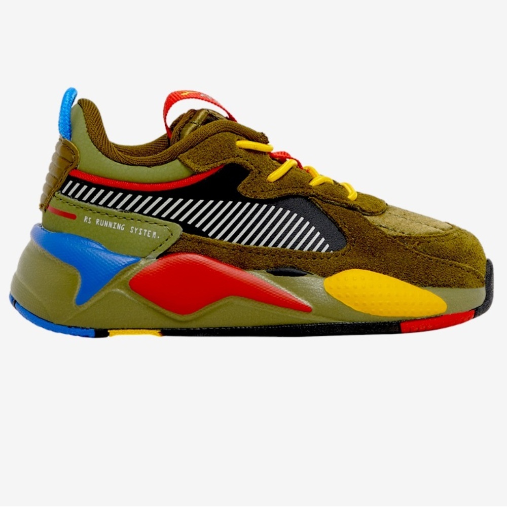 Puma RS-X | kids sneakers | sz 1 Youth | Green Yellow | Great Condition